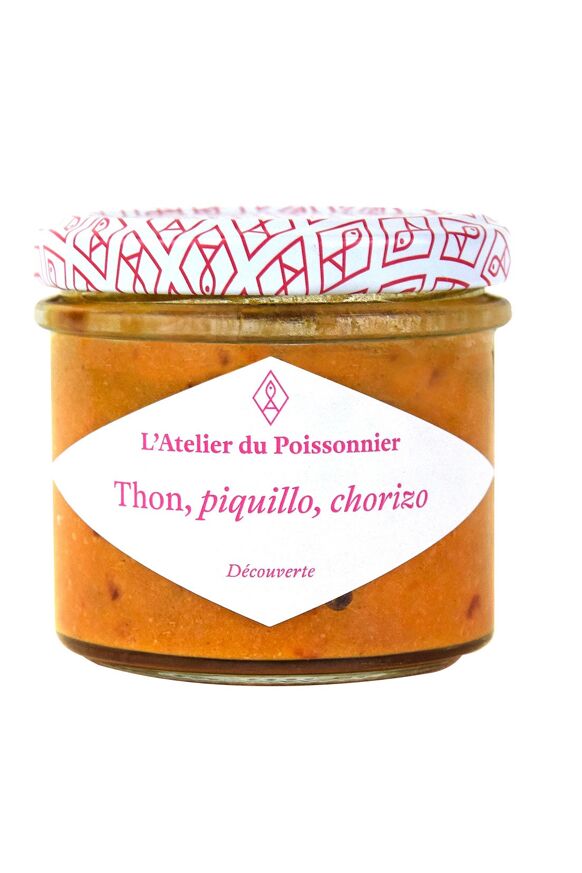 Atelier du Poissonnier                                           Rillettes de thon Albacore, piquillo, chorizo