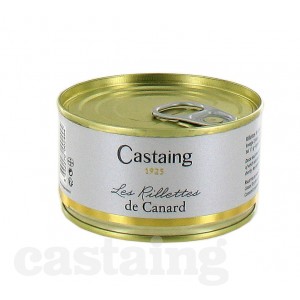 RILLETTES DE CANARD AU FOIE GRAS DE CANARD-BTE130g CASTAING