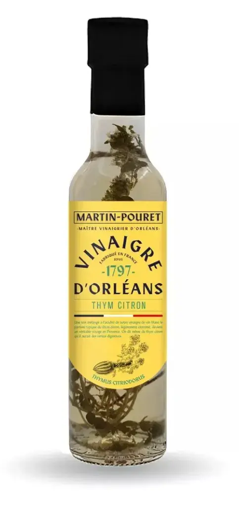 Vinaigre d'Orléans thym citron 