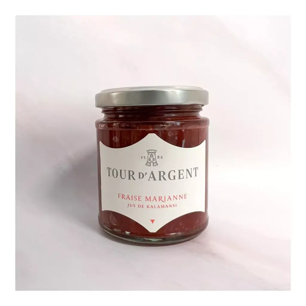  Confiture - fraises Marianne, jus de kalamansi La Tour d'Argent   
