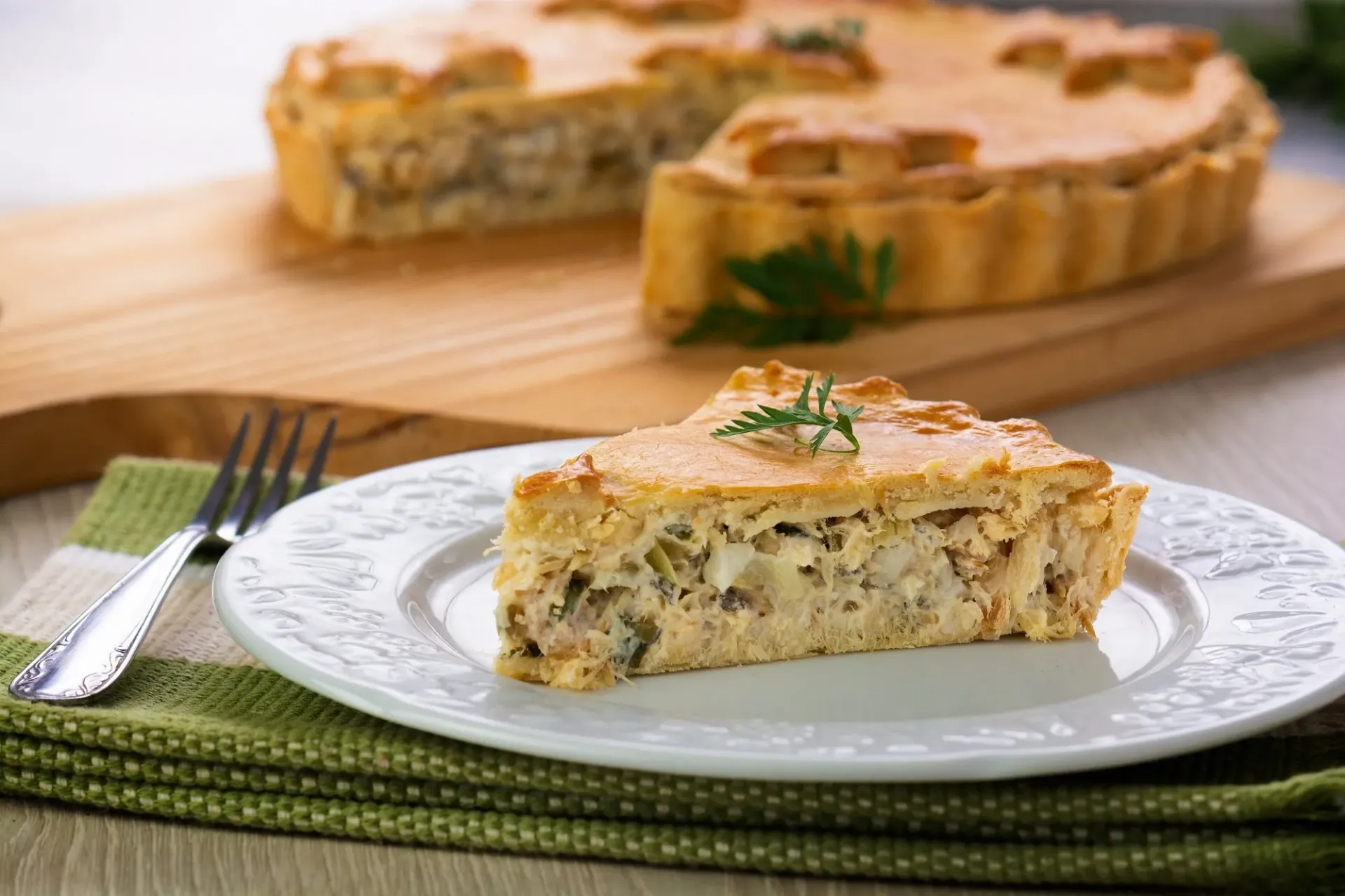 Galette Homard Poireau