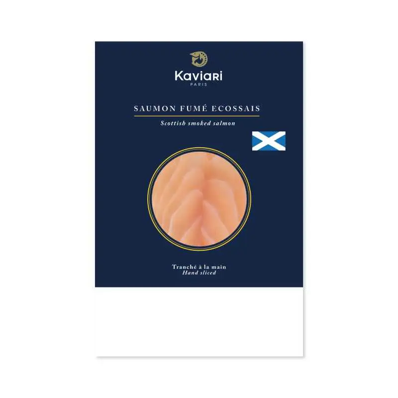 [1231] SAUMON FUMÉ ECOSSAIS 100g  Kaviari