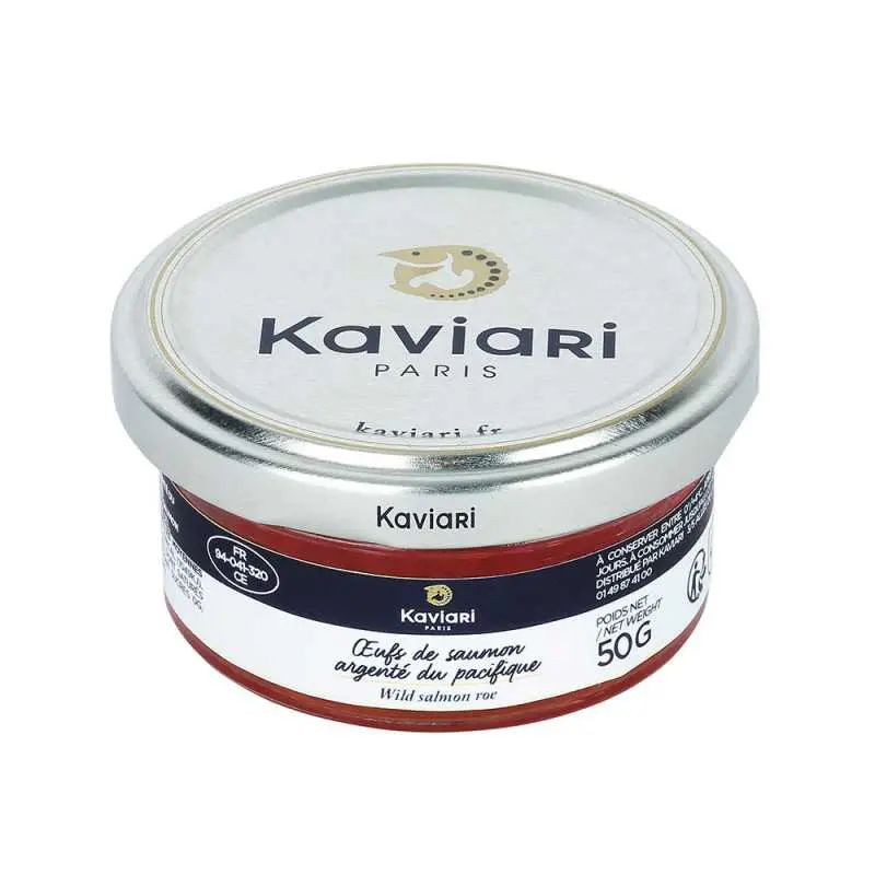 [10003] oeufs de saumon royal du pacifique  Kaviari