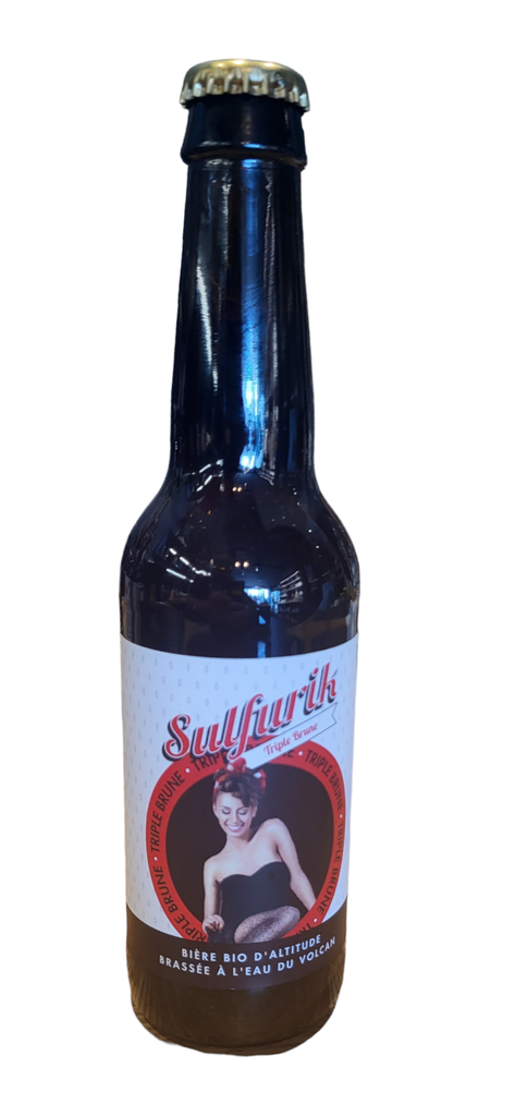 Bière  Sulfurik Brune BIO 33cl - Brasserie 360   