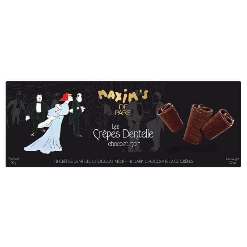 Maxim's Crêpes dentelle chocolat noir