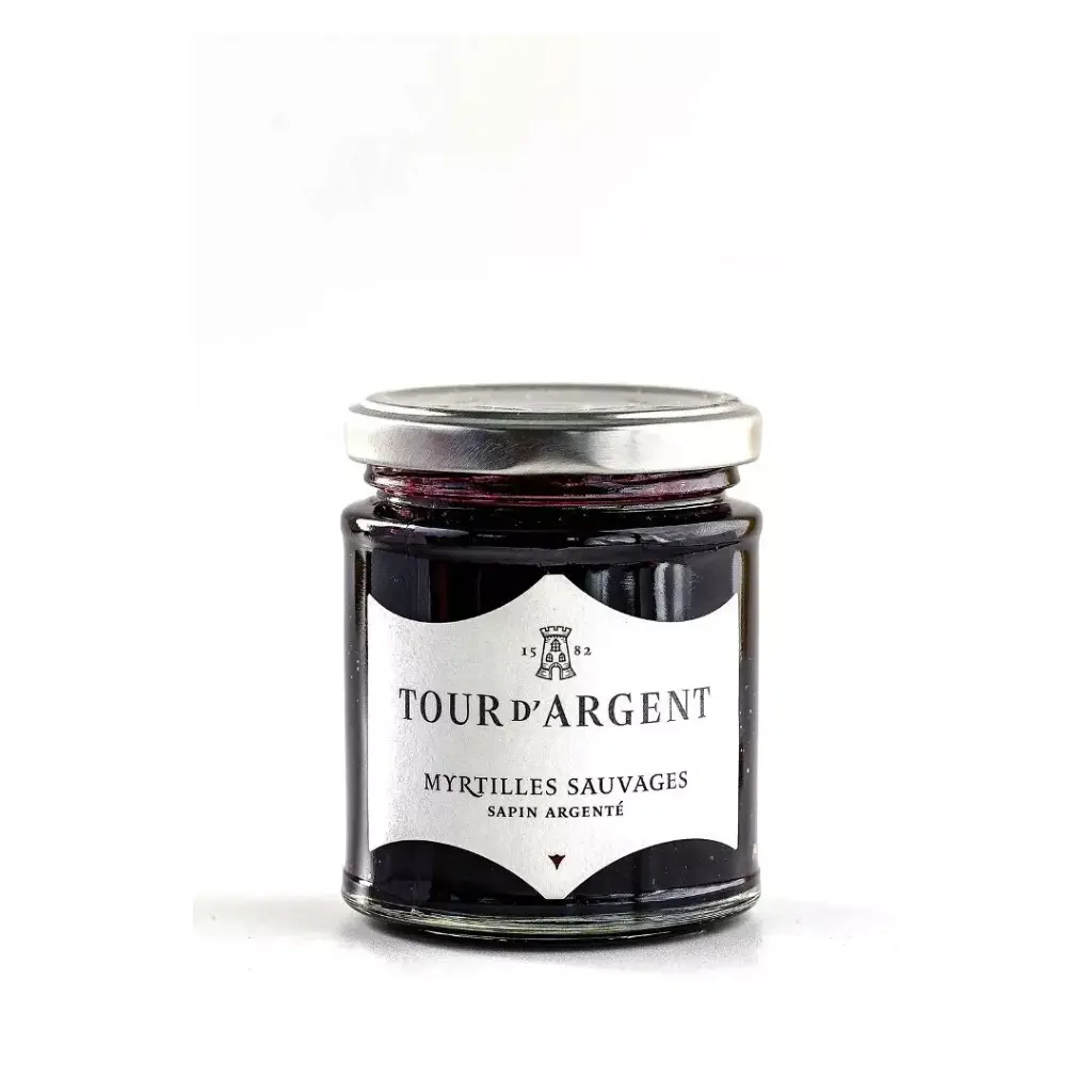 Confiture - rhubarbe & fraises et baies des Cîmes - 220g  La Tour d'Argent  