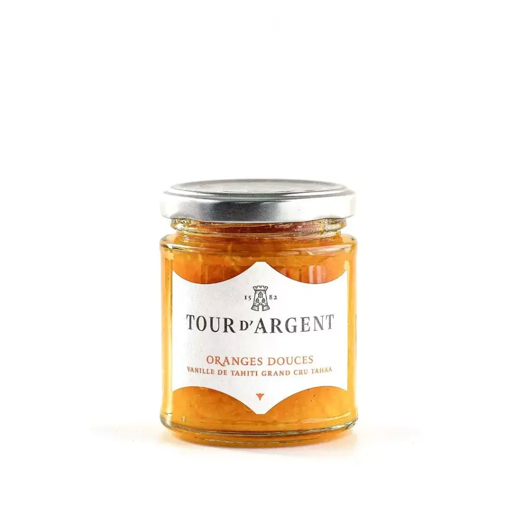 [3760191547346] Confiture - oranges douces, vanille de Tahiti grand cru Tahaa- 200g La Tour d'Argent   
